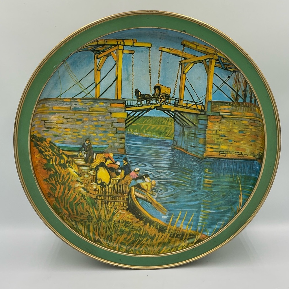 Vintage 1960's Sunshine Biscuit Tray & Large Tin Box